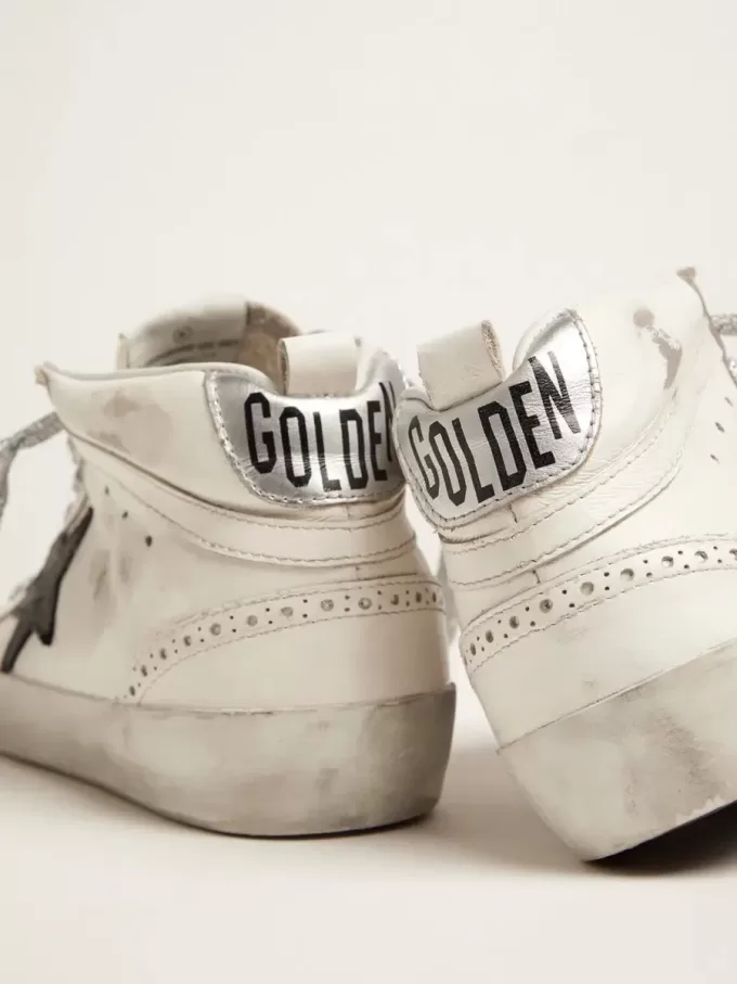 Mid Star voor dames met gelamineerde hielband en glitterveters
