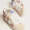 Mid Star voor dames met roze glitter