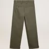 Militairgroene chino uit de Golden Collection