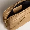 Mini Star Bag in beige slangenleer