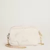 Mini Star Bag in boterwit leer met ton sur ton ster