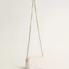 Mini Star Bag in boterwit leer met ton sur ton ster