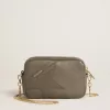 Mini Star Bag in saliegroen leer met ton sur ton ster