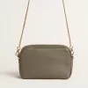 Mini Star Bag in saliegroen leer met ton sur ton ster