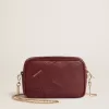 Mini Star Bag in wijnrood leer met ton sur ton ster