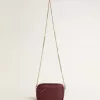 Mini Star Bag in wijnrood leer met ton sur ton ster