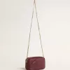 Mini Star Bag in wijnrood leer met ton sur ton ster