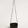 Mini Star Bag in zwart leer met Swarovski-kristallen ster
