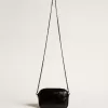 Mini Star Bag in zwart leer met Swarovski-kristallen ster