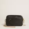 Mini Star Bag in zwart leer met ton sur ton ster