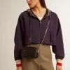 Mini Star Bag in zwart leer met ton sur ton ster