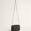 Mini Star Bag in zwart leer met ton sur ton ster