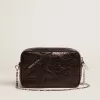 Mini Star-tas voor dames in glanzend zwart leer met ton sur ton ster