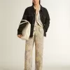 Multicolore joggingbroek voor dames met bloemenprint