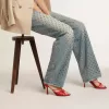 Nico hoge hakken sandalen in rood nappaleer met gouden ketting