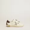 Old School Junior met zilveren glitterster en glitter hielstuk