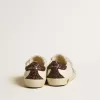 Old School Junior met zilveren glitterster en glitter hielstuk