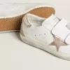 Old School LTD voor dames met roségouden metallic leren ster en hielstuk