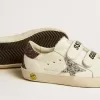 Old School Young met zilveren glitterster en glitterhaklipje