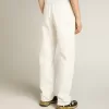 Optisch witte katoenen denim broek voor dames