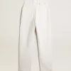 Optisch witte katoenen denim broek voor dames