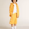 Oranje sweatshirt voor jongens met ritssluiting