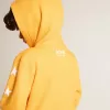 Oranje sweatshirt voor jongens met ritssluiting