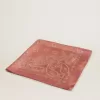 Ouderwetse roze sjaal met paisleyprint