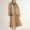 Oversized trenchcoat voor dames met kristallen