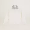 Papyrus wit Denise Star Collection sweatshirt met ritssluiting en kristallen kraag