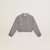 Polo voor meisjes met geometrische print