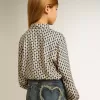 Polo voor meisjes met geometrische print
