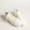 Purestar met witte ster en grijze leren hielband