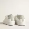 Purestar met witte ster en grijze leren hielband