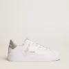 Purestar sneakers voor dames met glinsterende zilveren hielband