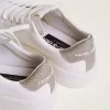 Purestar sneakers voor dames met glinsterende zilveren hielband