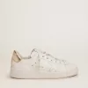 Purestar sneakers voor dames met goudkleurige hielband
