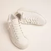 Purestar sneakers voor dames met goudkleurige hielband