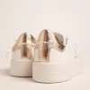 Purestar sneakers voor dames met goudkleurige hielband