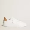 Purestar voor dames met leren ster en haklipje van leer met krokodillenprint