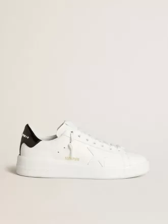Purestar voor dames met leren ster en zwarte lakleren hielband