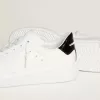 Purestar voor dames met leren ster en zwarte lakleren hielband