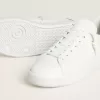 Purestar voor heren met witte leren ster en bordeauxrode haklip met krokodillenprint
