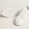 Purestar voor heren met witte leren ster en donkergroene hielband