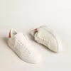 Purestar voor heren met witte leren ster en oranje hielstuk