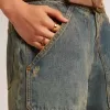 Ring in antiek goudkleur met regelmatige schakels