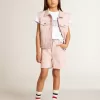 Roze denim vest voor meisjes