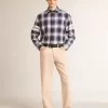 Roze geverfde herenjeans
