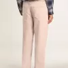 Roze geverfde herenjeans