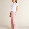 Roze joggingbroek met glitterster op de voorkant